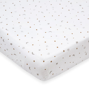 Cot Bedding Set – Sleepy Star (Metallic)