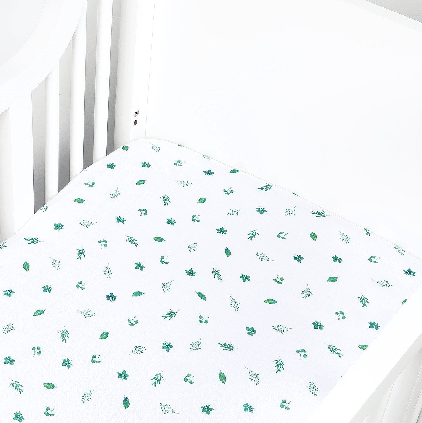 Fitted Cot Sheet – Tropical Vibes Only