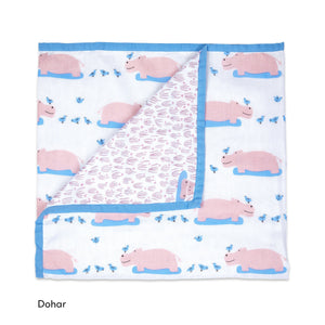 Cot Bedding Set – Happy As A Hippo