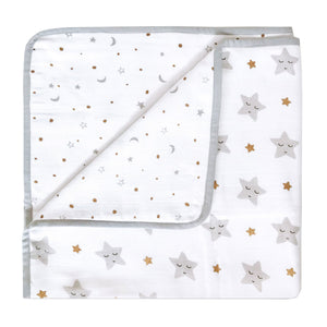 Cot Bedding Set – Sleepy Star (Metallic)